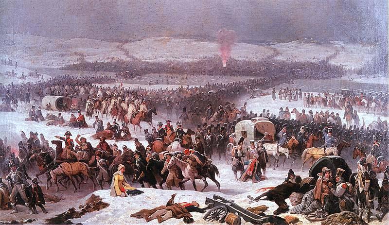 January Suchodolski The Grande Armee Crossing the Berezina. oil painting picture